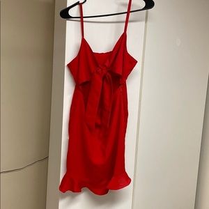 Red dress